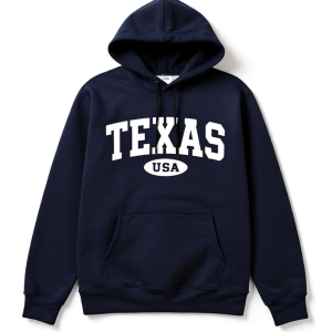 Texas USA Hoodie – Classic Navy Blue Sweatshirt