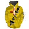 New Mexico Bow Hunter Hunting archer 3D arrow New Mexico Flag Customize name 3D All over print shirts - personalized Patriotic hunting apparel gift for men women Hoodie ND