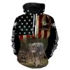 Coyote Hunting American Flag Custom Name 3D all over print Shirts Coyote Hunting Clothing Gifts Hoodie ND