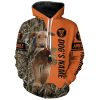 Airedale Terrier Hunting Dog Customized Name Shirts for Hunters Duck Pheasant Birds Hunting Shirts Hoodie ND