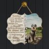 Dog Lovers Custom Wood Sign, Personalized Wooden Name Signs, Benelux Shaped Wooden Christmas Tree Decorations, Wall Art, Wood Wall Decor - Necklacespring