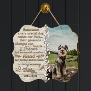 Dog Lovers Custom Wood Sign, Personalized Wooden Name Signs, Benelux Shaped Wooden Christmas Tree Decorations, Wall Art, Wood Wall Decor - Necklacespring