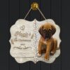 1st Christmas 2023 Custom Wood Sign, Personalized Wooden Name Signs, Custom Pet Lover Wooden Christmas Tree Decorations, Wall Art, Wood Wall Decor - Necklacespring