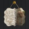 Don't Cry For Me Custom Wood Sign, Personalized Wooden Name Signs, Dog Memorial Benelux Shaped Wooden Christmas Tree Decor, Wall Art, Wood Wall - Necklacespring